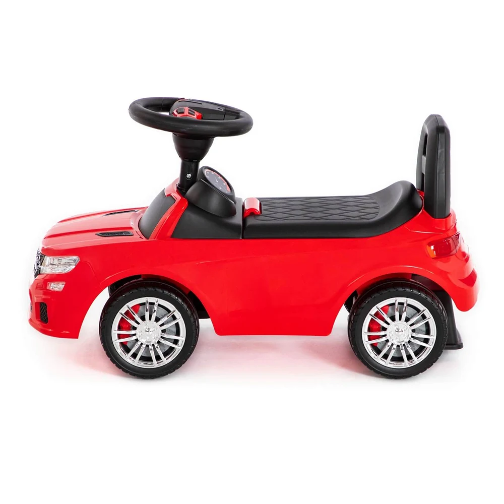 Tolocar SuperCar pentru copii cu volan muzical, roșu, Polesie (84590) [2]