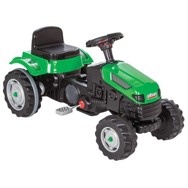 Tractor cu pedale ACTIVE, roșu/verde [3]