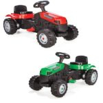 Tractor cu pedale ACTIVE, roșu/verde [10]
