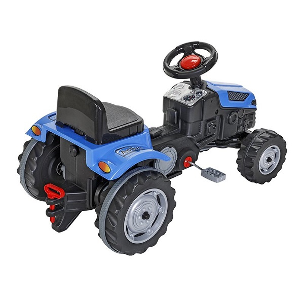 Tractor cu pedale ACTIVE, roșu/verde [8]