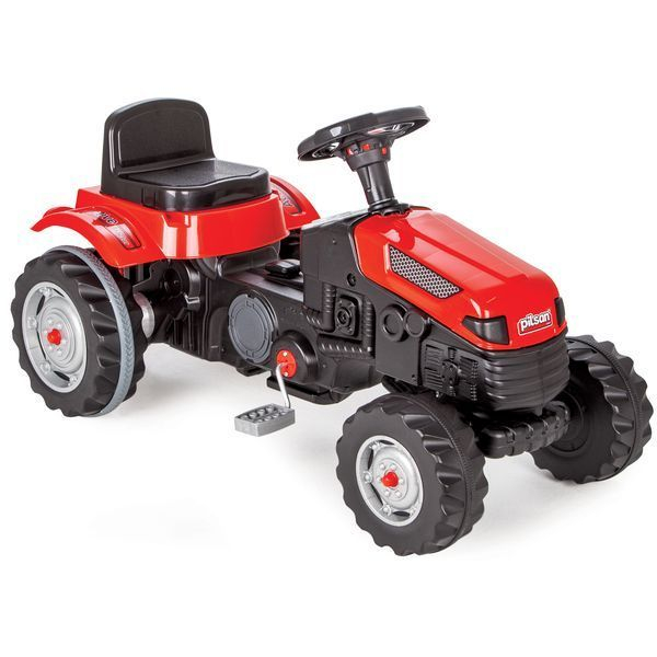 Tractor cu pedale ACTIVE, roșu/verde [2]