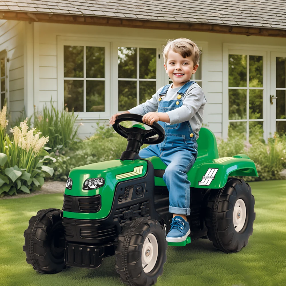 Tractor cu pedale Ranchero verde, Dolu (8245) [2]