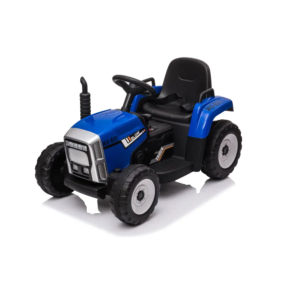 Tractor electric pentru copii cu remorcă, albastru (MX611/3) [4]