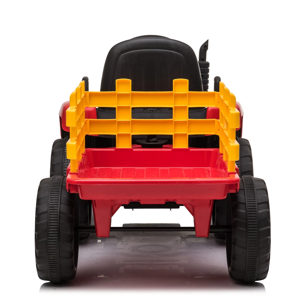 Tractor electric pentru copii cu remorcă, roșu (MX611/1) [5]