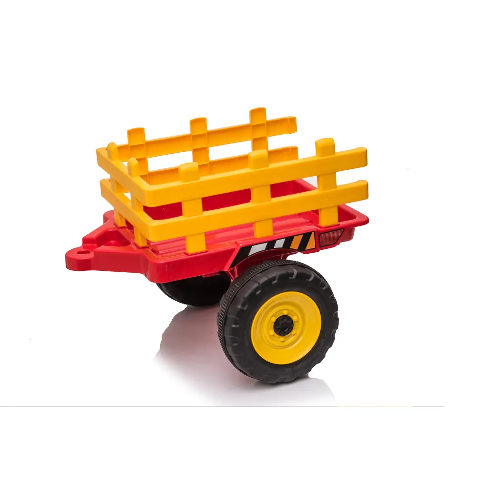 Tractor electric pentru copii cu remorcă, roșu (MX611/1) [8]