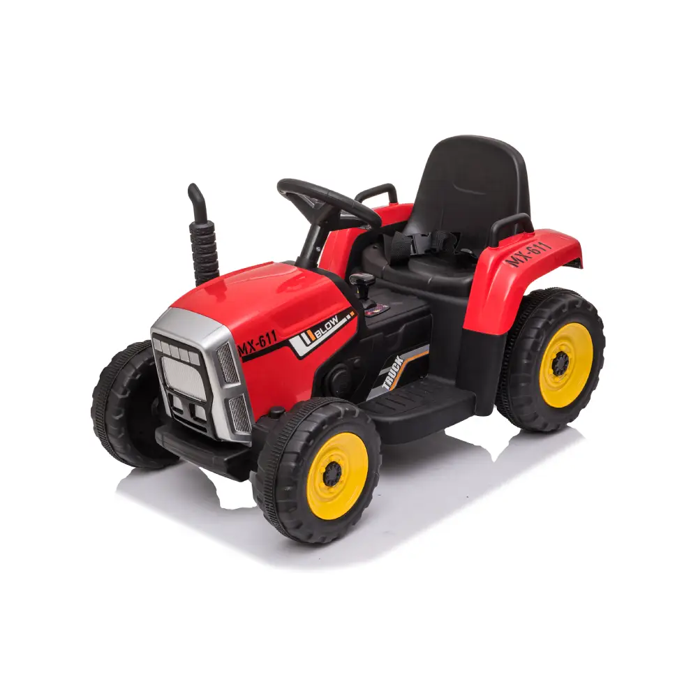Tractor electric pentru copii cu remorcă, roșu (MX611/1) [7]