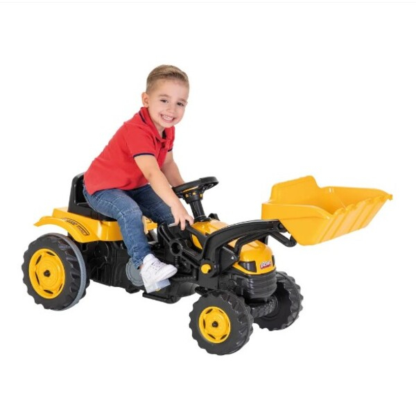Tractor Excavator cu pedale "Active", galben [7]