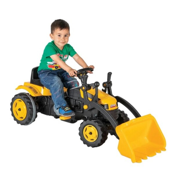 Tractor Excavator cu pedale "Active", galben [8]