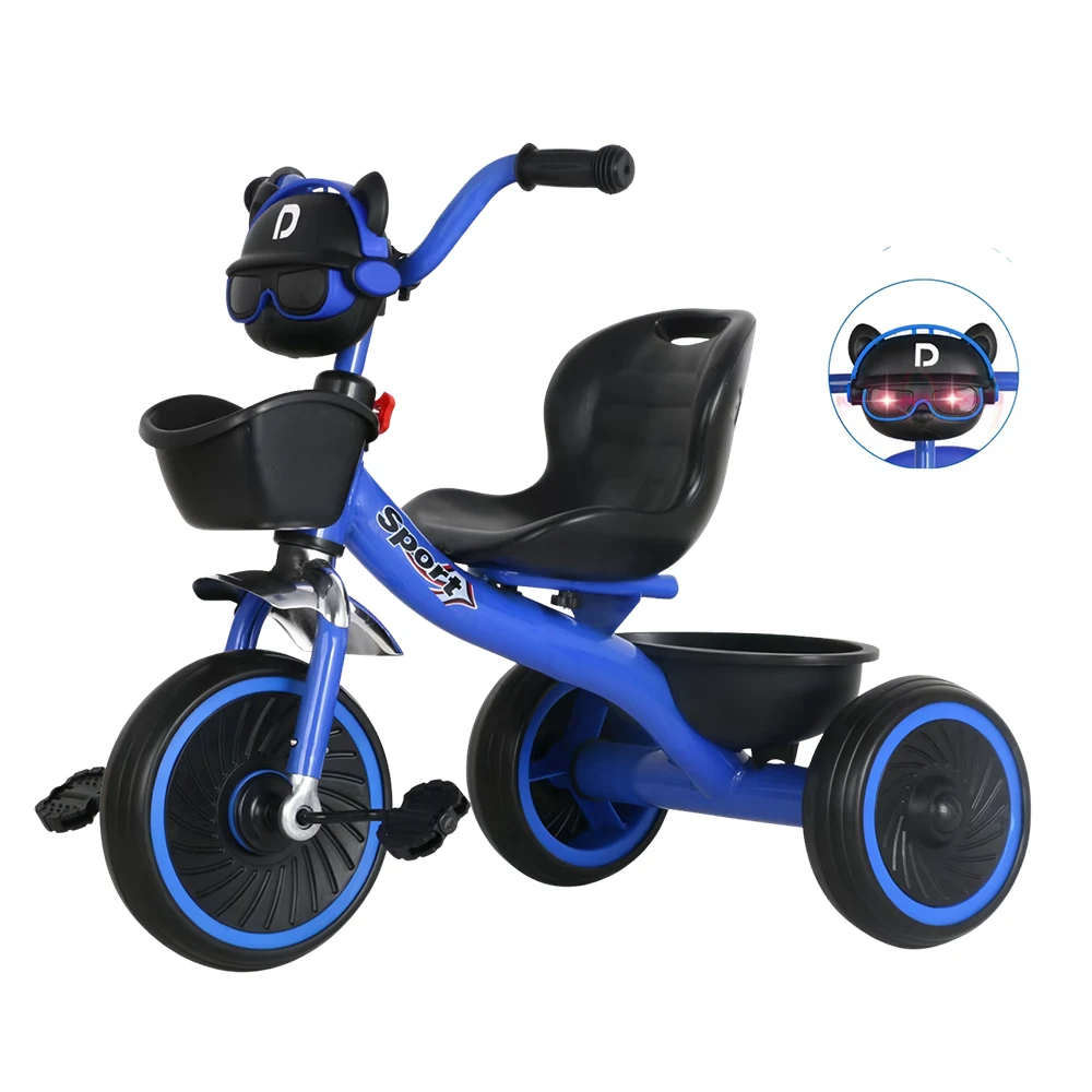 Tricicletă pentru copii cu muzică și lumini, 4 culori (56675) [3]