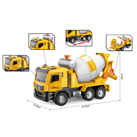 1:10 Camion-betonier cu fricțiune (lumini /sunete) [3]