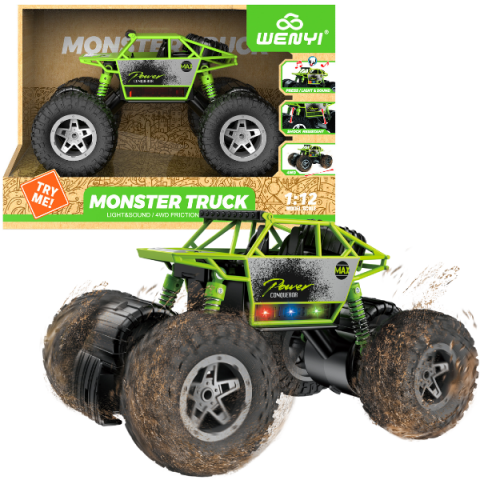 1:12 Vehicul de teren cu inerție (lumină/sunet) [4]