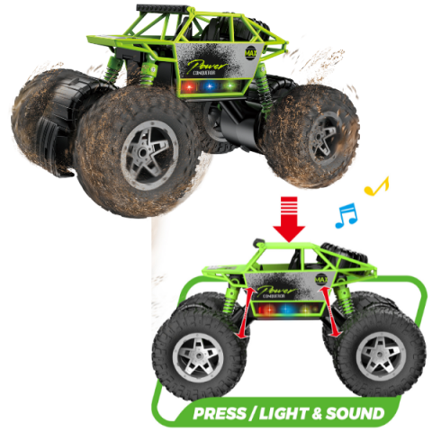 1:12 Vehicul de teren cu inerție (lumină/sunet) [6]