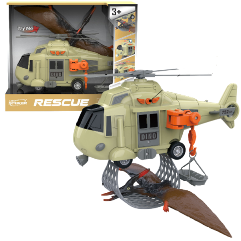 Toate Produsele - 1:16 Elicopter cu dinozaur (lumini /sunete)