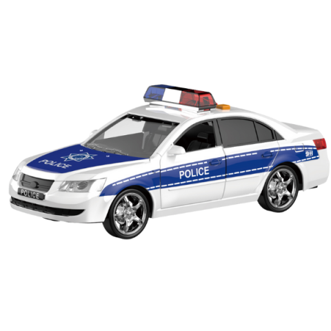 1:16 Mașină de poliție, cu inerție (lumina / sunet) [1]