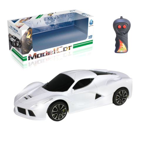 Mașinuțe cu telecomandă - 1:24 Mașină Radio-Control: cu două direcții și lumină (3 culori)