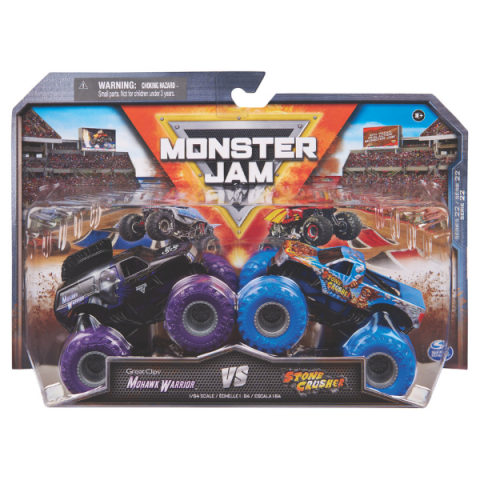 1:64 Set mașinuțe metalice Monster Jam scară, ass. [2]
