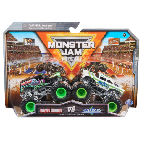 1:64 Set mașinuțe metalice Monster Jam scară, ass. [21]