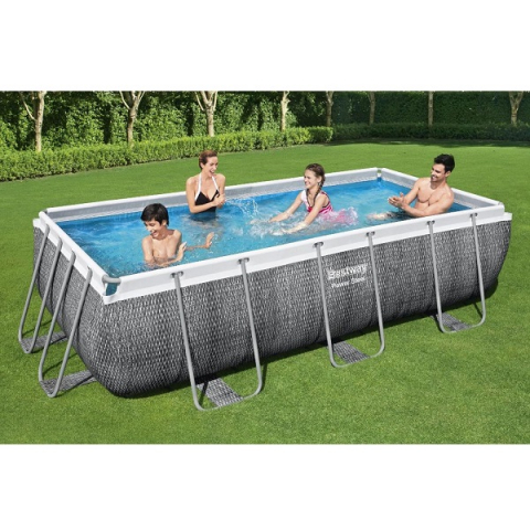 Bestway Piscină Power Steel 404x201x100cm, 6478L, carcas metal [12]