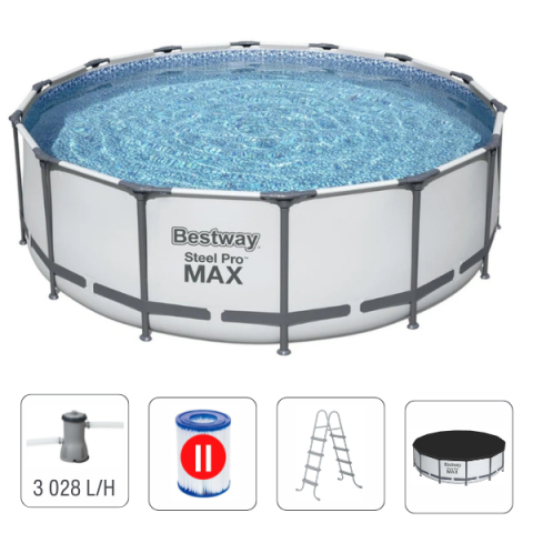 Toate Produsele - Bestway Piscină STEEL PRO MAX 427х122 cm, 15232 L, cadru metalic
