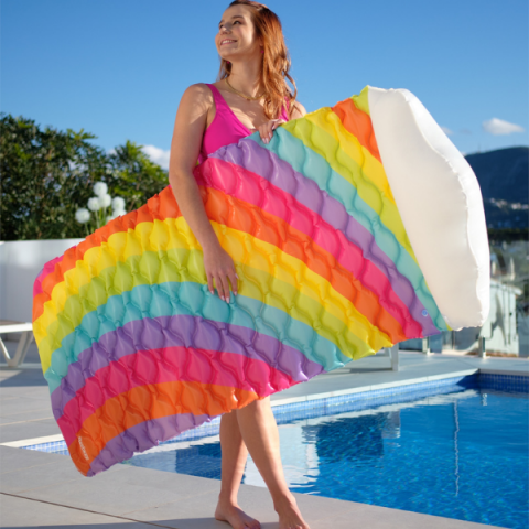 Bestway Saltea gonflabilă „Curcubeu”, 76x161x25 cm [14]