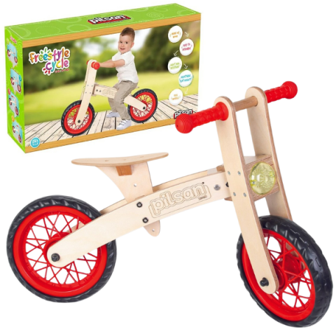 Toate Produsele - Bicicletă de echilibru din lemn pentru copii "Free Style"