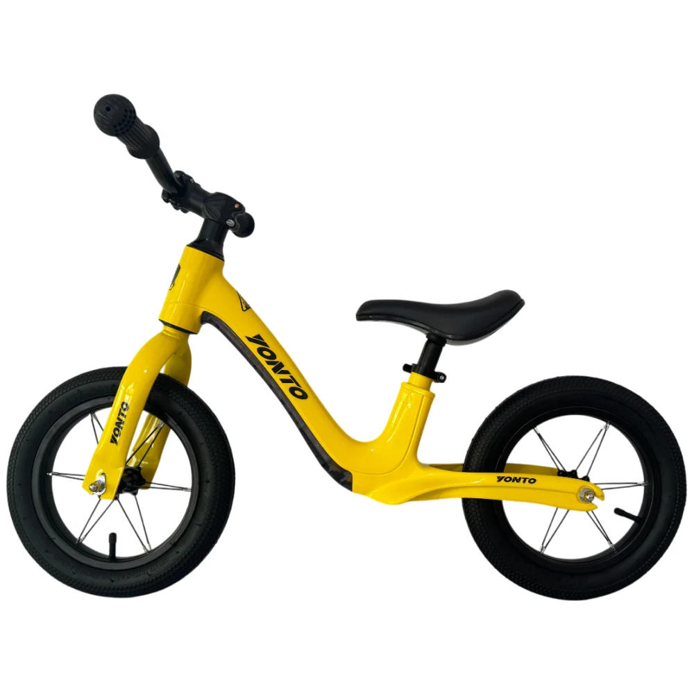Biciclete de echilibru pentru copii - Bicicletă fără pedale pentru copii, 12' cu lumini LED, galbenă (528065)