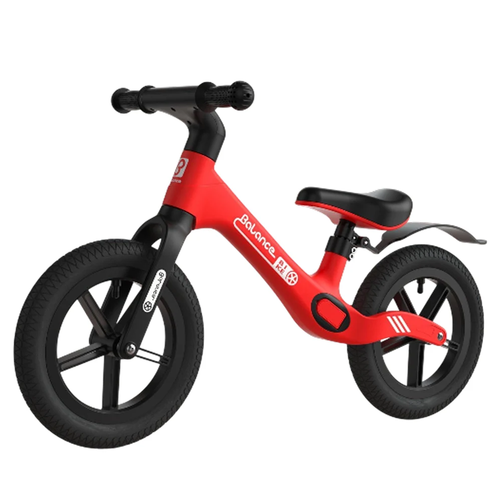 Biciclete de echilibru pentru copii - Bicicletă fără pedale pentru copii, 12', roșie (13605)