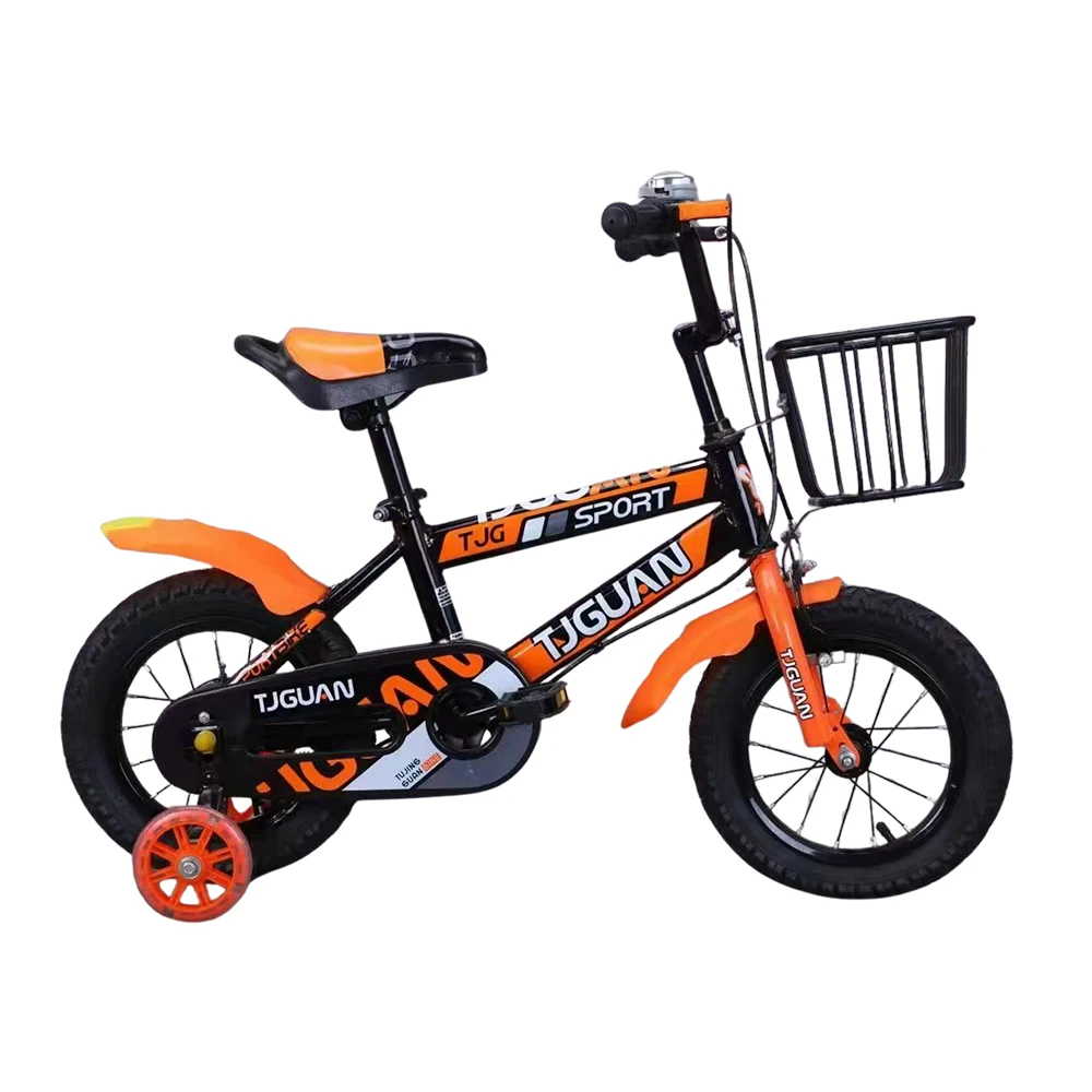 Biciclete - Bicicletă pentru copii 16', cu roți ajutătoare (TB-01-16 oranj)