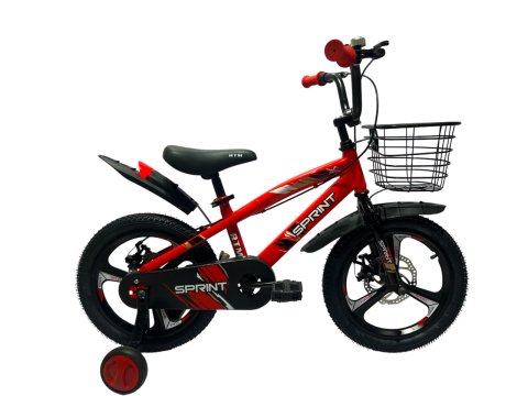 Biciclete - Bicicleta pentru copii SPRINT cu roți cu disc 16' (36448)