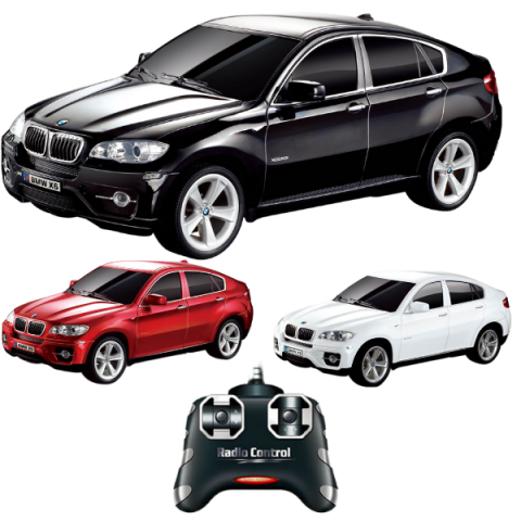 Mașinuțe cu telecomandă - BMW X6 1:24 cu telecomandă