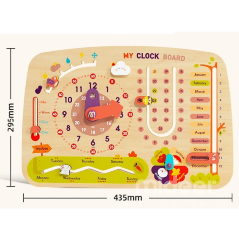 Busyboard  8 în 1 „Calendar cu ceas” [3]
