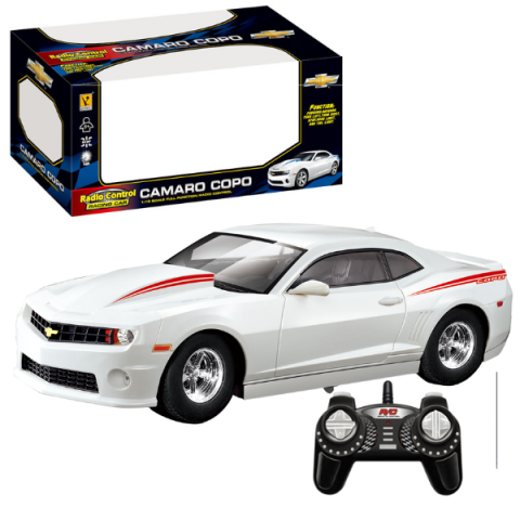 Mașinuțe - Camaro Copo 1:18 cu telecomandă și baterie de 4.8V