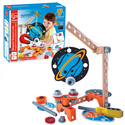 Toate Produsele - Constructor din lemn "Laborator magnetic"