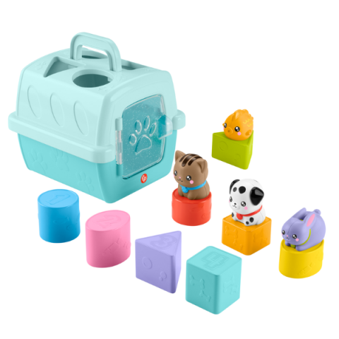 Fisher-Price Jucărie de sortare a formelor, "Transportor de animale" [1]