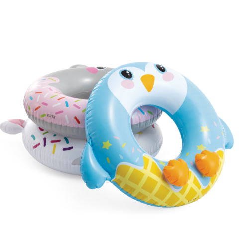 INTEX Cerc gonflabil “Animale drăguțe” D 76 cm, până la 40 kg, 8+, 3 modele [8]