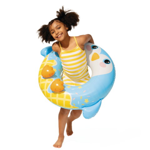 INTEX Cerc gonflabil “Animale drăguțe” D 76 cm, până la 40 kg, 8+, 3 modele [9]