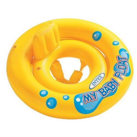 Cercuri pentru înot - INTEX Cerc gonflabil cu decupaje pentru picioare D 67 cm, până la 15 kg, 1-2 ani