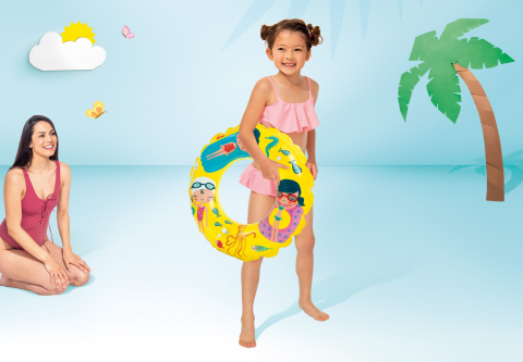 INTEX Cerc gonflabil D 61 cm "Recifele din ocean", 6-10 ani, 3 modele [19]