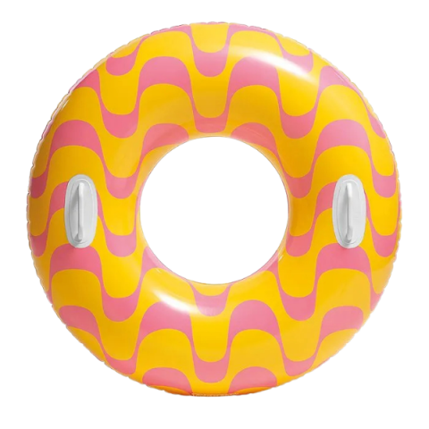 Cercuri pentru înot - INTEX Cerc gonflabil “Vârtej” D 91 cm cu mânere, până la 60kg, 9+, 2 culori