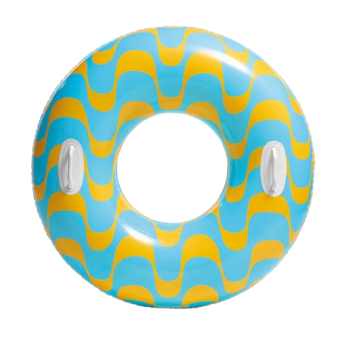 INTEX Cerc gonflabil “Vârtej” D 91 cm cu mânere, până la 60kg, 9+, 2 culori [1]