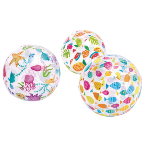 Cercuri pentru înot - INTEX Minge gonflabilă pentru plajă, D 51 cm, 2 modele