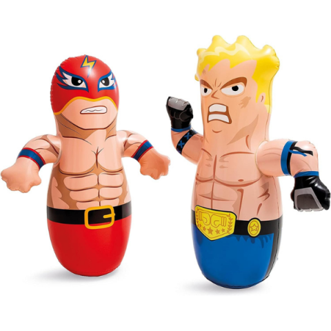 Centru de joacă - INTEX Mini boppers jucărie gonflabilă "Boxer" și "Luptător", 2 modele, 3+