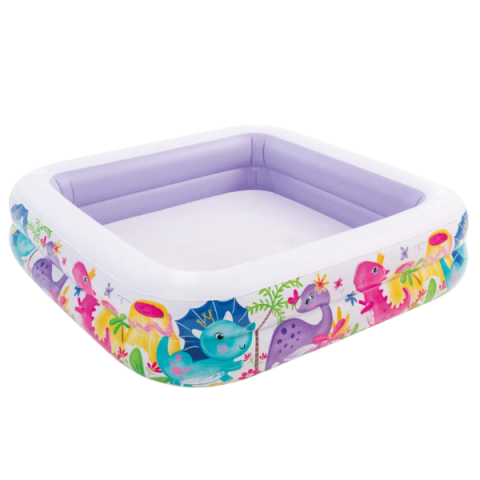 INTEX Piscină gonflabilă pentru copii cu baldachin 157x157x122 cm, 295 L, 2+ [1]