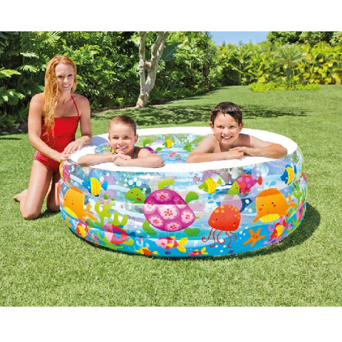 INTEX Piscină gonflabilă pentru copii cu baza gonflabilă 152×56 cm, 360 L, 6+ [2]