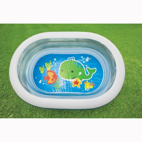 INTEX Piscină gonflabilă pentru copii "Prietenii mării" 163x107x46 cm, 238 L, 3+ [4]