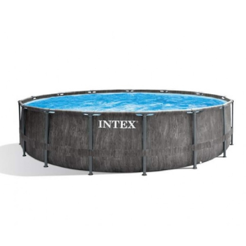 INTEX Piscină GREYWOOD PRISM FRAME PREMIUM 457×122cm, 16805L, cadru metalic [2]