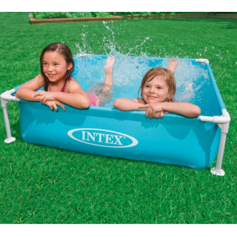 INTEX Piscină Mini Frame, cadru metalic, 122х122х30 cm, 342L, 2+ [4]