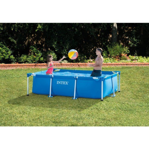 INTEX Piscină RECTANGULAR FRAME 260x160x65cm, 2282L, cadru metalic [1]