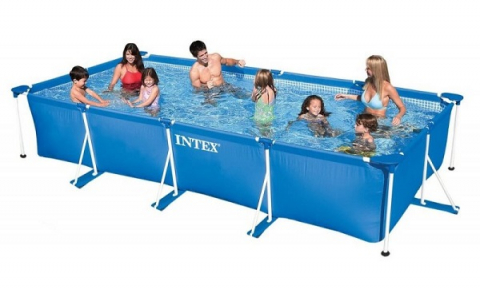 INTEX Piscină RECTANGULAR FRAME 450x220x84cm, 7127L, cadru metalic [1]