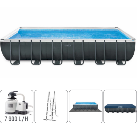 INTEX Piscină ULTRA XTR FRAME 732х366х132см, 31805L, cadru metalic [20]
